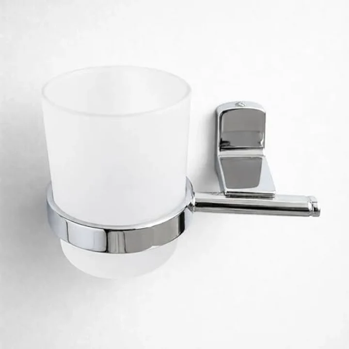 Lüx Diş Fırçalık Vidalı Krom Paslanmaz Banyo Aksesuarı Duvara Monte Sağlam Yapı Modern Tasarım