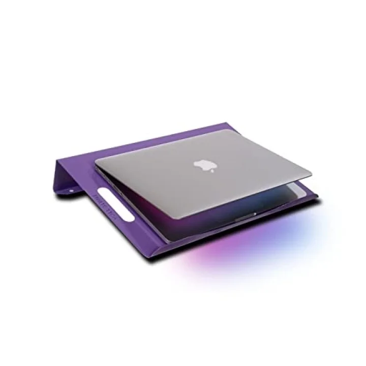 M1 Notebook Standı Laptop Yükseltici Soğutucu Altlığı (Lila)