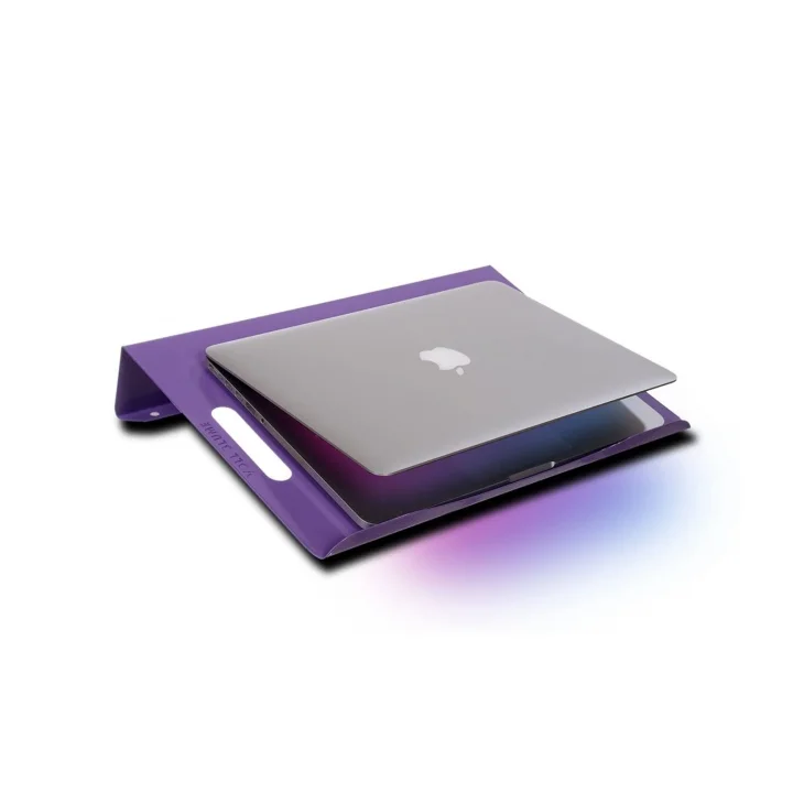 M1 Notebook Standı Laptop Yükseltici Soğutucu Altlığı (Lila)