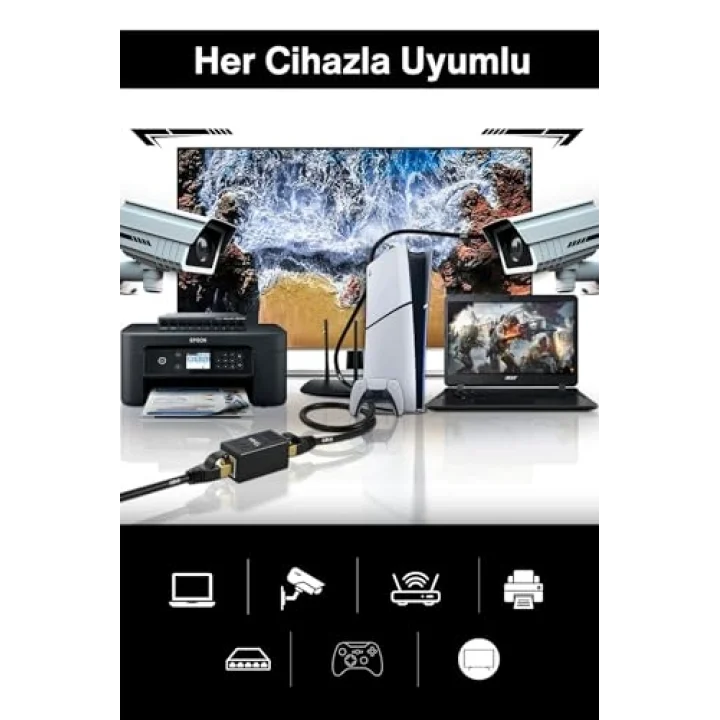M13X cat6 kablo birleştirici/2 Adet-Cat5-Cat6-Cat7-Cat8-uyumlu/ethernet kablo uzatma aparatı-ethernet uzatma aparatı (2)