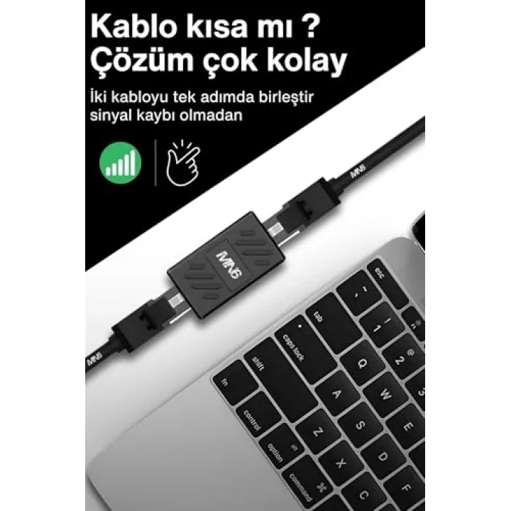 M13X cat6 kablo birleştirici/2 Adet-Cat5-Cat6-Cat7-Cat8-uyumlu/ethernet kablo uzatma aparatı-ethernet uzatma aparatı (2)