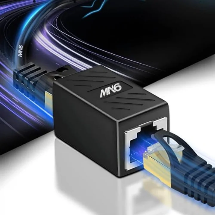 M13X cat6 kablo birleştirici/2 Adet-Cat5-Cat6-Cat7-Cat8-uyumlu/ethernet kablo uzatma aparatı-ethernet uzatma aparatı (2)