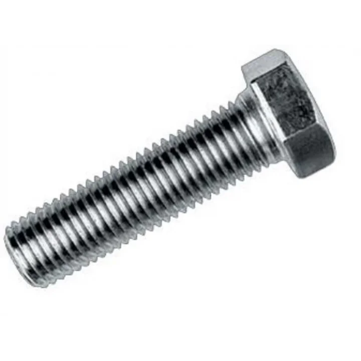 Mey İthalat® M5X10 Civata DIN 933 8,8 Beyaz Tam Paso (10 Adet)