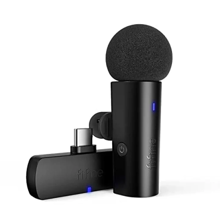 M6 Kablosuz Yaka Mikrofonu - Youtuber - Tiktok - Android - Type C Bilgisayar