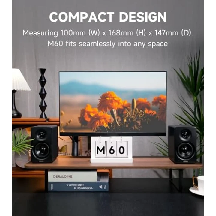 M60 Compact Masa Hoparlörü - Siyah