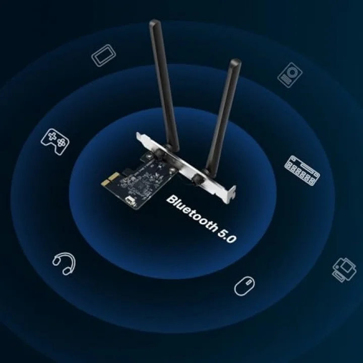 MA30E, AC1200MBPS Ikisi Bir Arada Wi-Fi 5 & Bluetooth 5.0 Pcıe Ağ Kartı
