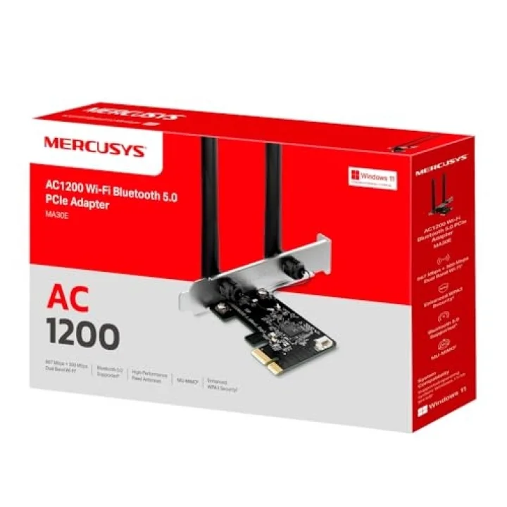 MA30E, AC1200MBPS Ikisi Bir Arada Wi-Fi 5 & Bluetooth 5.0 Pcıe Ağ Kartı