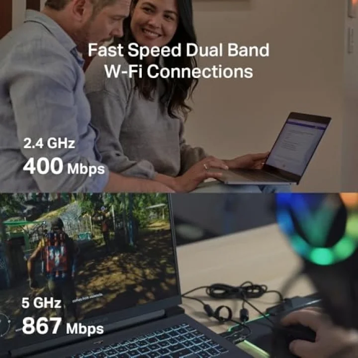 MA30N, AC1300 Mbps, Çift Bant, MU-MIMO, Tak ve Çalıştır, Nano Wi-Fi 5 USB Adaptör