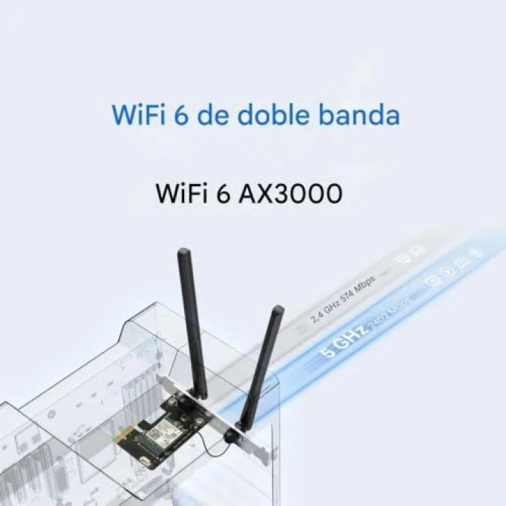 MA80XE, AX3000 Wi-Fi 6 Bluetooth 5.3 PCIe Adaptör