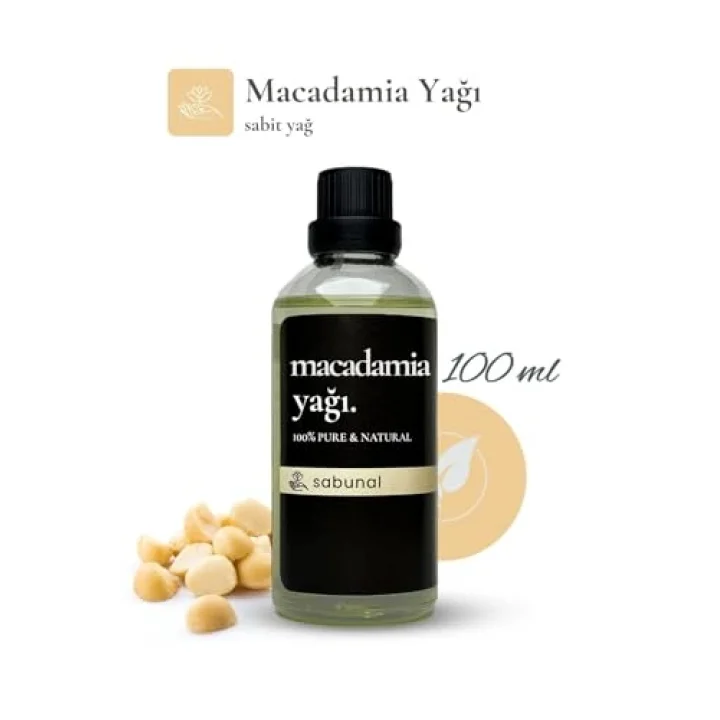 Macadamia Yağı 100 ml - Cilt Bakım Yağı