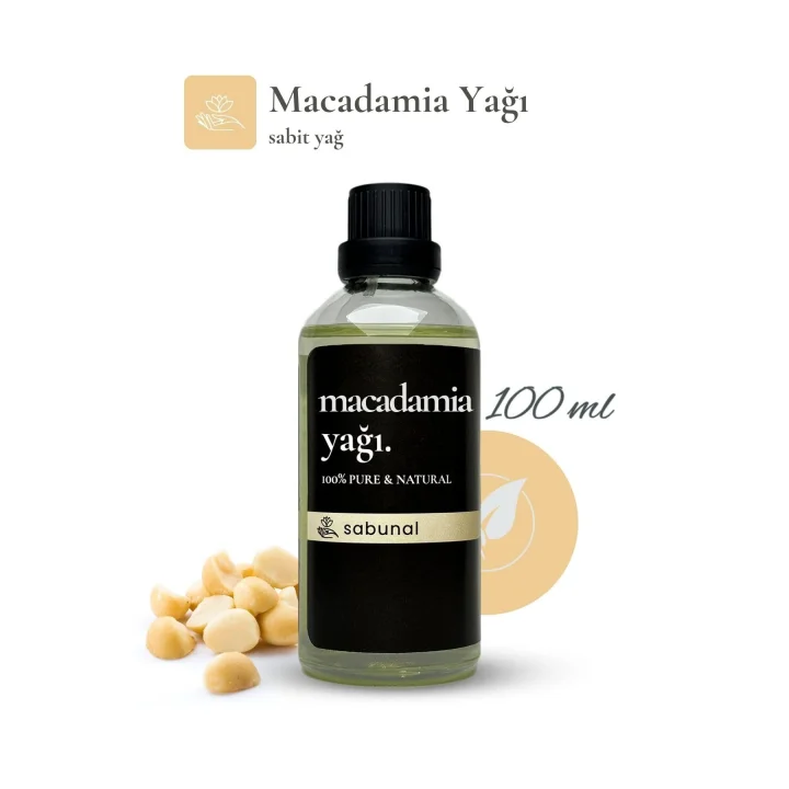 Macadamia Yağı 100 ml - Cilt Bakım Yağı
