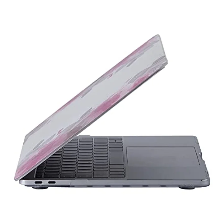MacBook Air Kılıf 13 inç A1369 A1466 ile Uyumlu 2010-2017 Eski USB Model | Sert TPU Hard Case | İnce Hafif Çizilmeye Dayanıklı Desenli Kapak | Darbe Koruyucu Laptop Kılıfı Pembe