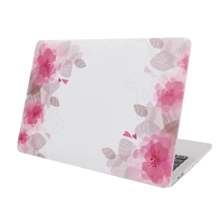 MacBook Air Kılıf 13 inç A1369 A1466 ile Uyumlu 2010-2017 Eski USB Model | Sert TPU Hard Case | İnce Hafif Çizilmeye Dayanıklı Desenli Kapak | Darbe Koruyucu Laptop Kılıfı Pembe
