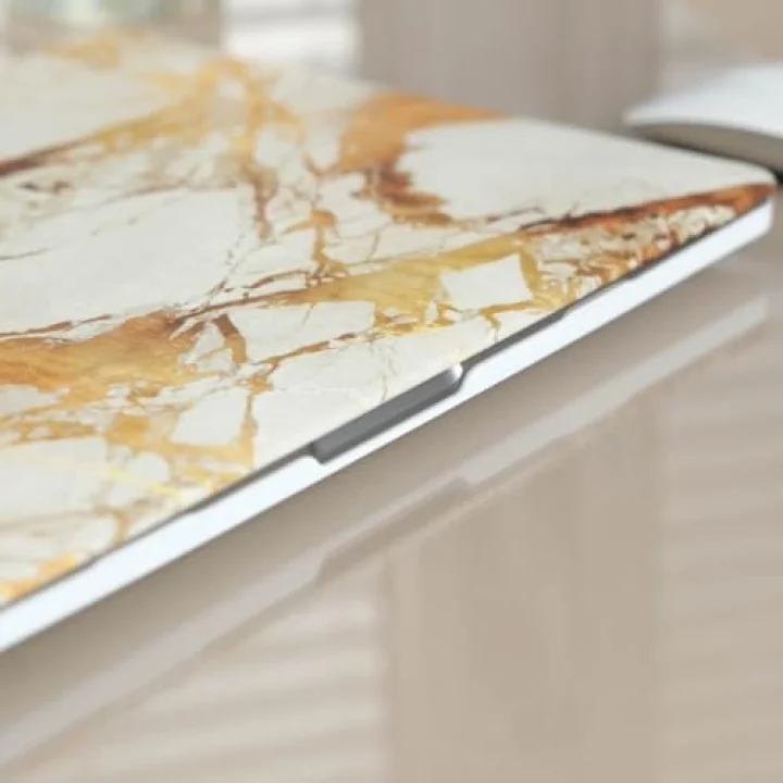 Macbook Pro Kılıf 13inç Marble A1278 (Eski Ethernetli Model 2008-2012) ile Uyumlu Marble 03