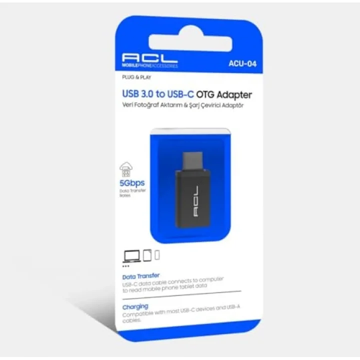 MacBook Uyumlu Type-C to USB Çevirici OTG Dönüştürücü
