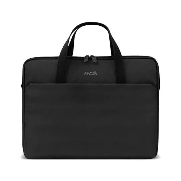 Mack MCE-1511 Nova Eco Çevre Dostu Laptop Çantası, 15.6 inç Bilgisayar Çantası, Kadın ve Erkek Notebook Çantası, YKK Fermuarlı Macbook Çantası, İş ve Evrak Çantası, Siyah