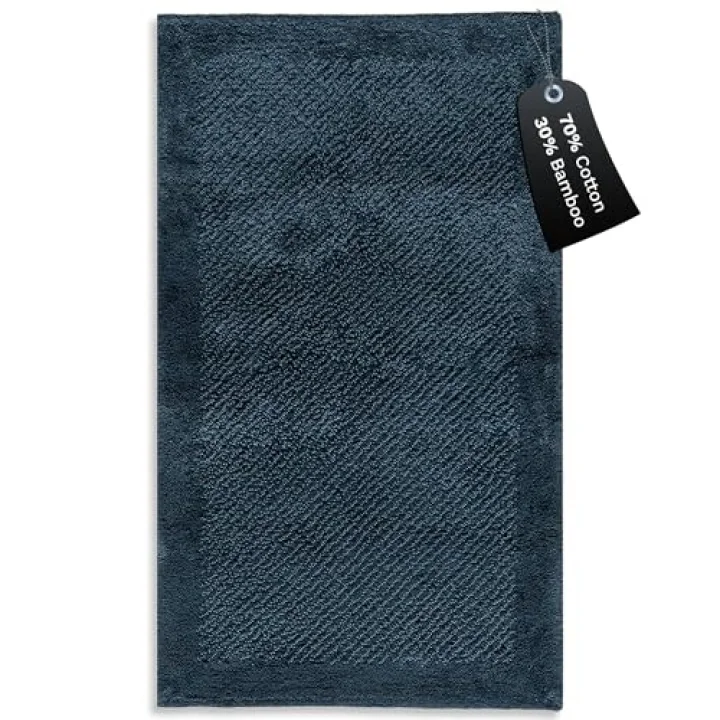 Malawı Bambu Paspas 40X60 Cm Marın Mavı