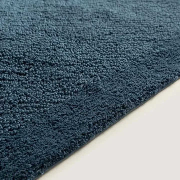 Malawı Bambu Paspas 40X60 Cm Marın Mavı