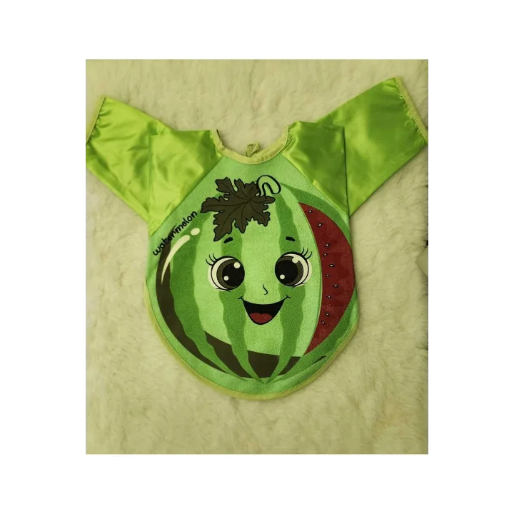 Mama Önlüğü - Karpuz Desenli Kollu