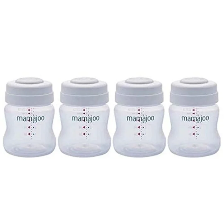 Mamajoo 4 X Anne Sütü / Mama Saklama Kabi Seti 150 ml