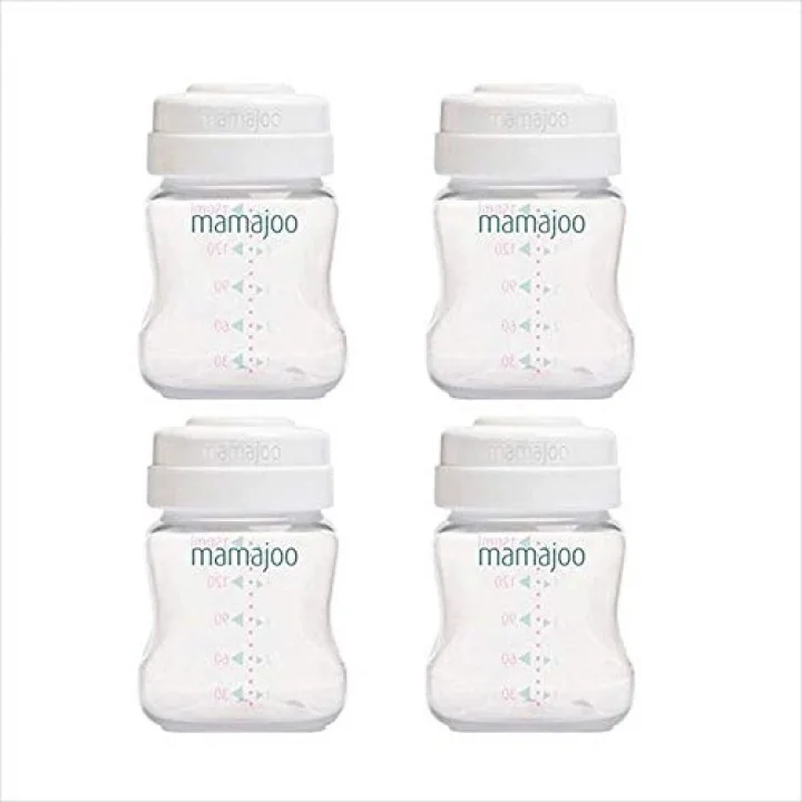 Mamajoo 4 X Anne Sütü / Mama Saklama Kabi Seti 150 ml