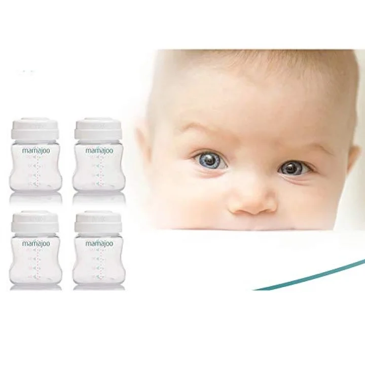 Mamajoo 4 X Anne Sütü / Mama Saklama Kabi Seti 150 ml