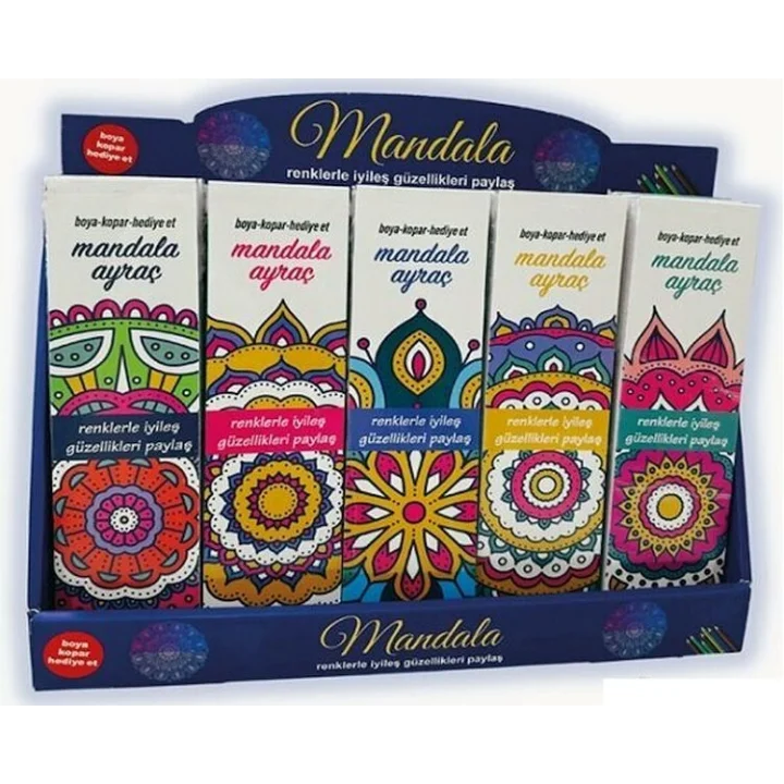 Mandala Ayraç - 30 Adetli Stand