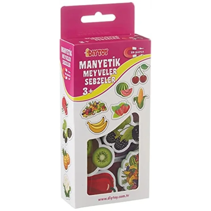 Manyetik Meyveler Sebzeler Magnet Seti