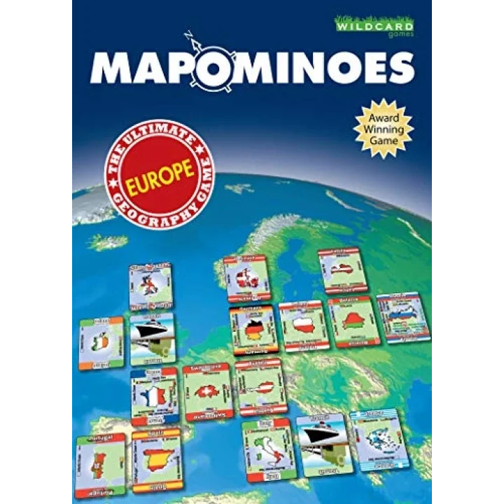 Mapominoes Avrupa – Erdkunde-kart oyunu