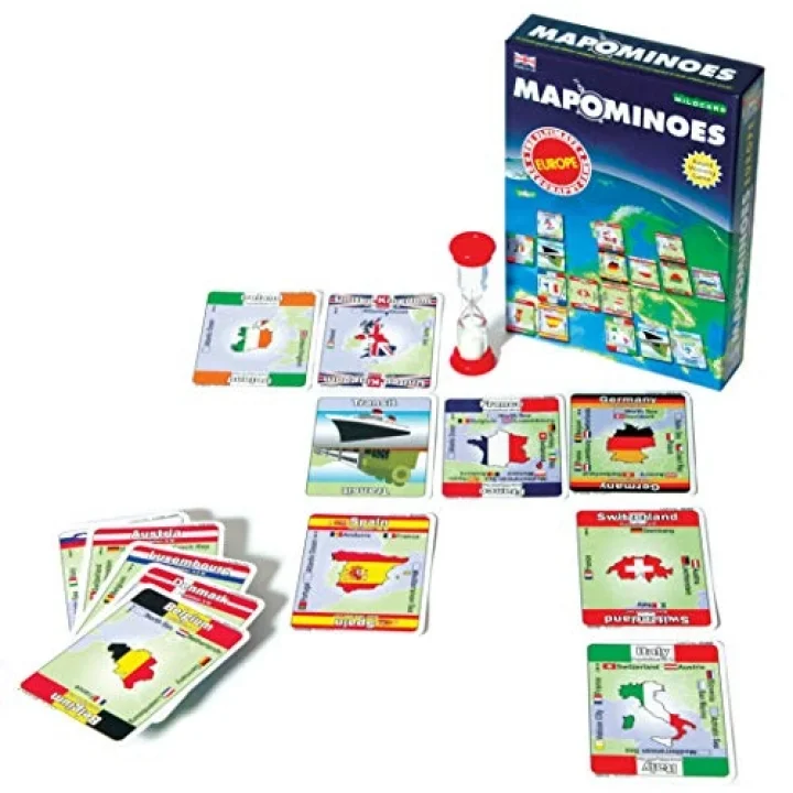 Mapominoes Avrupa – Erdkunde-kart oyunu