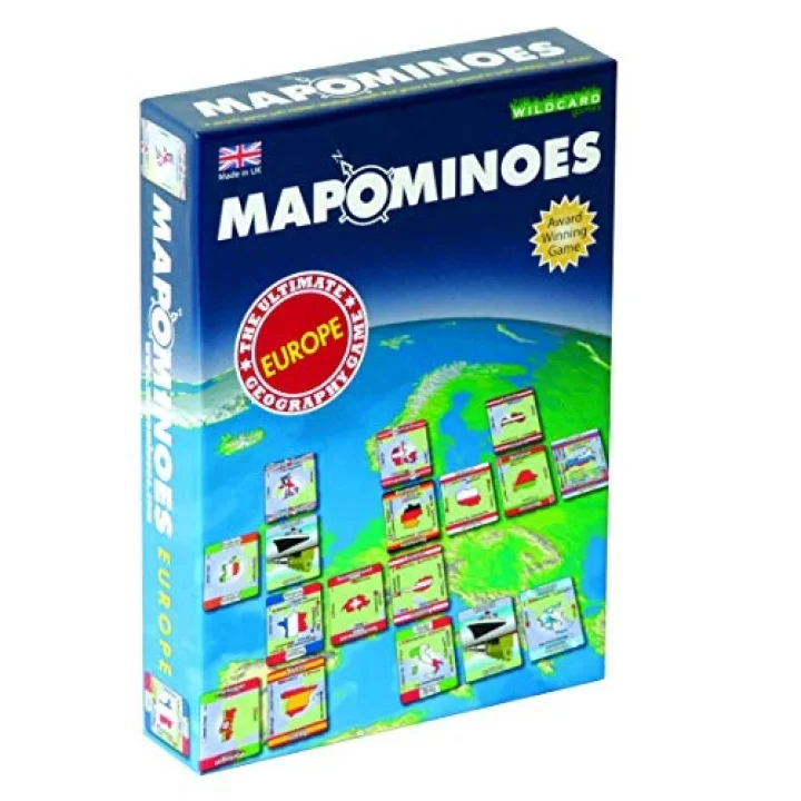 Mapominoes Avrupa – Erdkunde-kart oyunu