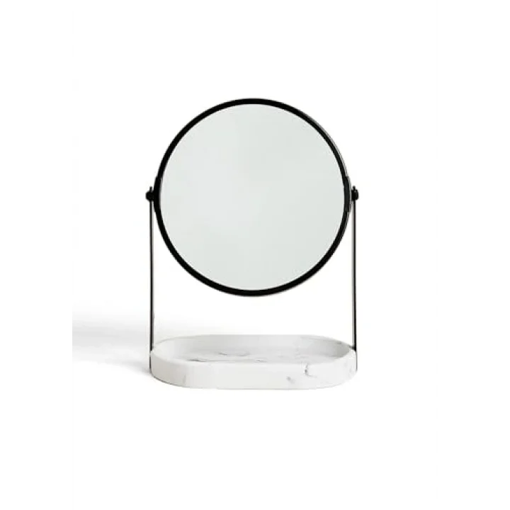 Marble Makyaj Aynası 18x10x25 cm