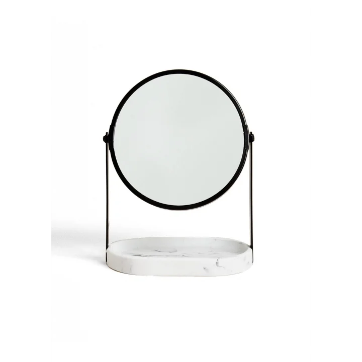Marble Makyaj Aynası 18x10x25 cm