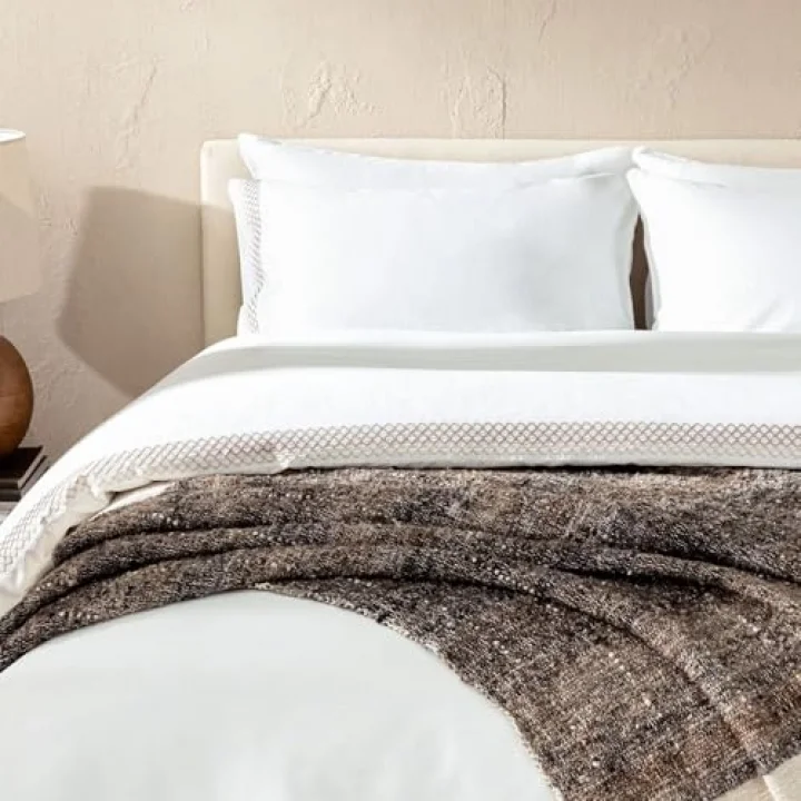 Mardılle Bambu King Size Nevresim Seti 230X220 Cm Ekru