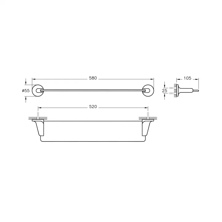 Marin A44940 Etajer, Krom