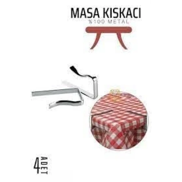 Masa Örtüsü Mandalı Metal 8 Adet