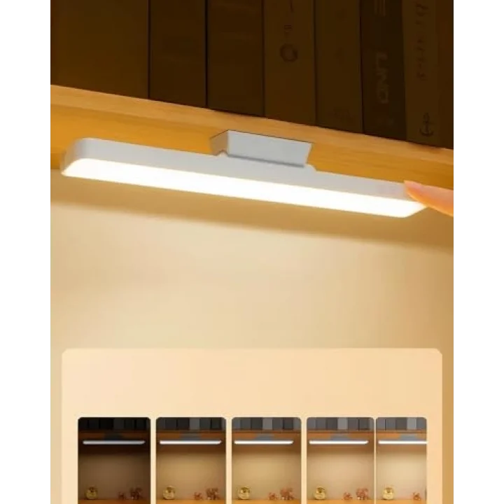 Masa Üstü Dokunmatik 3 Renkli Şarjlı Led Lamba Okuma Lambası