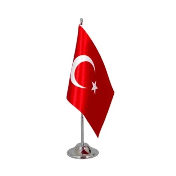 Masa Üstü Türk Bayrağı Tekli Takım