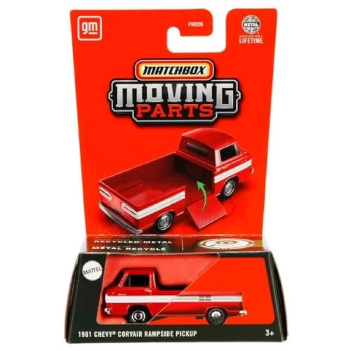 Matchbox 2025 1:64 Arabalar 1961 CHEVY CORVAIR RAMPSIDE PICKUP JBW95