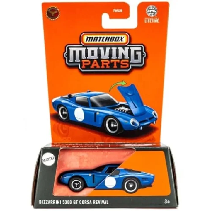 Matchbox 2025 1:64 Arabalar BIZZARRINI 5300 GT CORSA REVIVAL JBW98