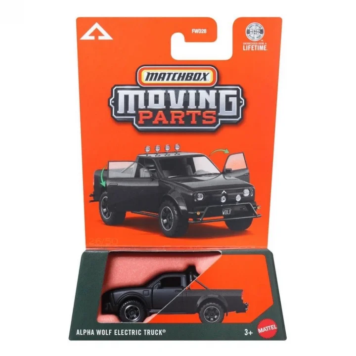 Matchbox 2026 1:64 Arabalar ALPHA WOLF ELECTRIC TRUCK JHV59