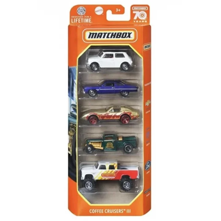 Matchbox Metal Beşli Araba Seti COFFEE CRUISERS III HFH15