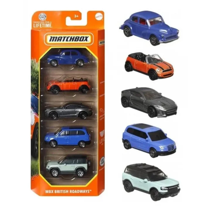 Matchbox Metal Beşli Araba Seti MBX BRITISH ROADWAYS C1817-JBX33