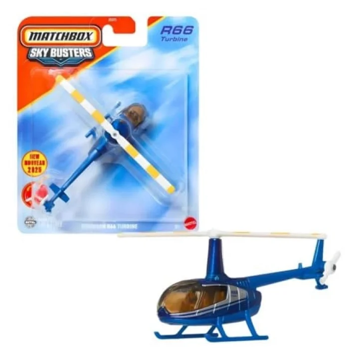 Matchbox Skybusters ROBINSON R66 TURBINE JCM81