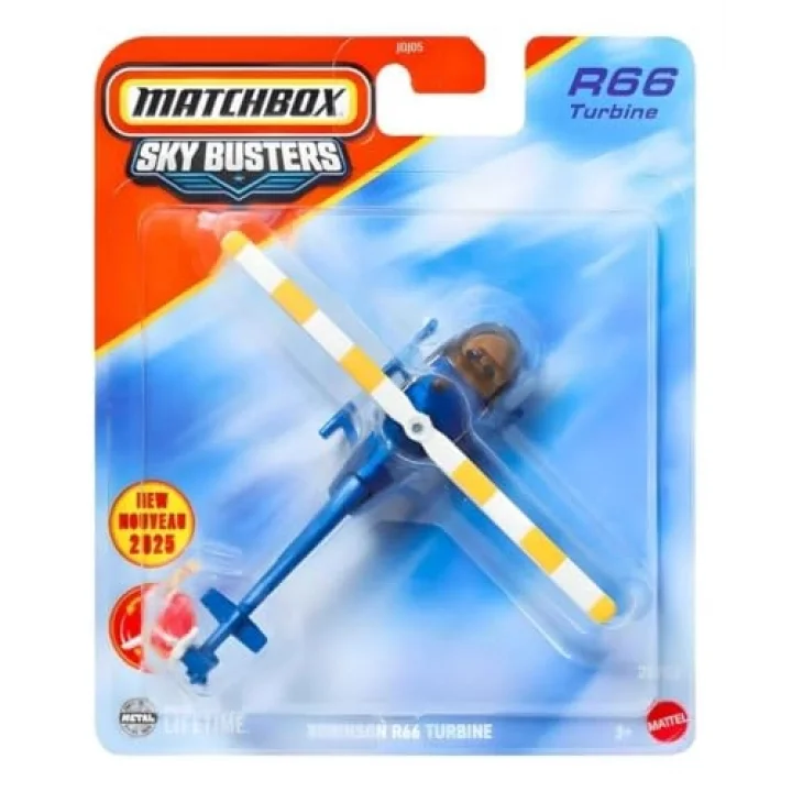 Matchbox Skybusters ROBINSON R66 TURBINE JCM81