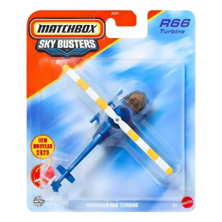 Matchbox Skybusters ROBINSON R66 TURBINE JCM81