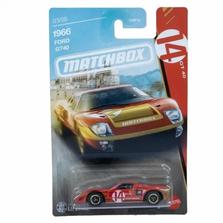 Matchbox Temalı Arabalar - 1966 FORD GT40 JJR52-GGF12