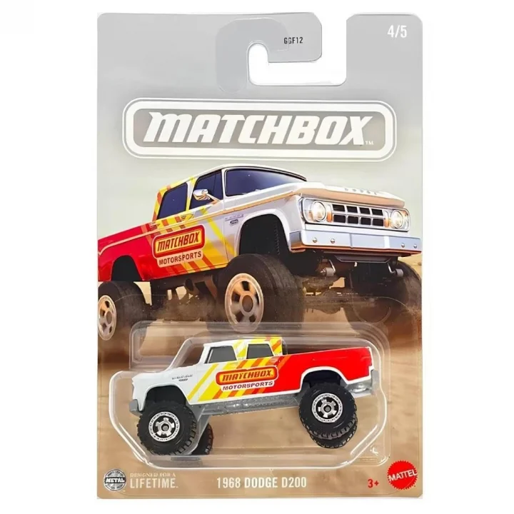 Matchbox Temalı Arabalar - 1968 DODGE D200 JCG48-GGF12