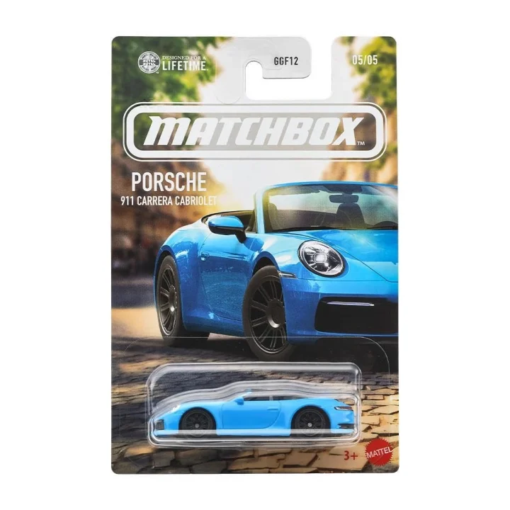 Matchbox Temalı Arabalar - PORSCHE 911 CARRERA CABRIOLET JJR59-GGF12