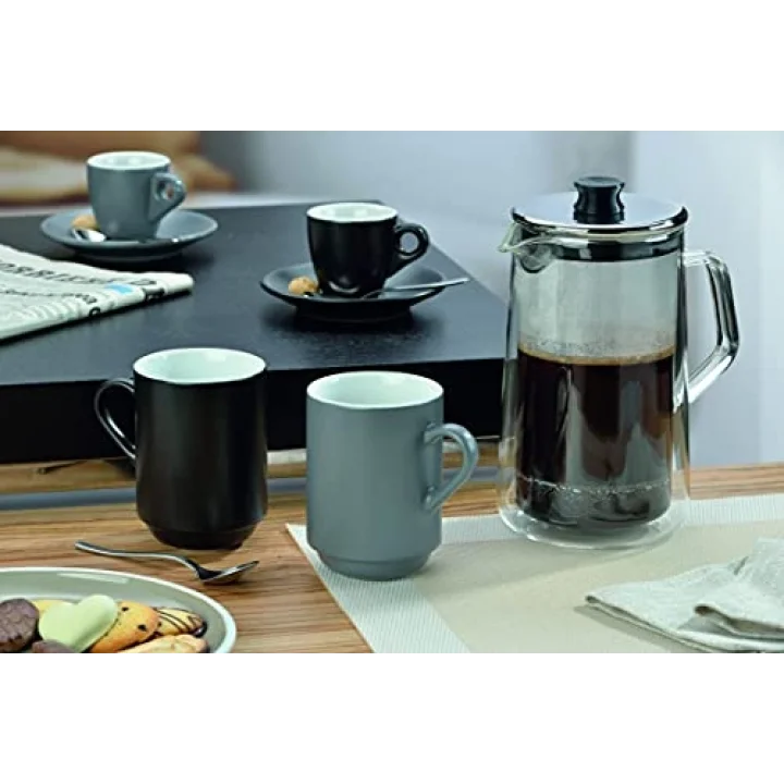 Mattia Espresso Fincan Seti 2li Siyah 50 Ml